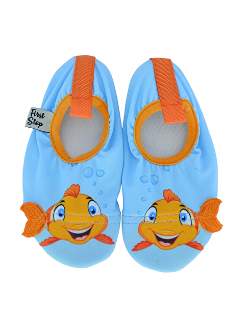 First Step 3 Boyutlu Turuncu Balık Erkek Çocuk Kaydırmaz Taban Havuz ve Deniz Patiği-F-9010 - S000028649-17234