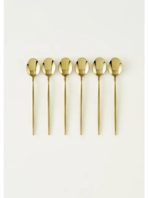 Bella Maison Siena 6'lı Çay Kaşığı Seti Gold - S000397597-20076