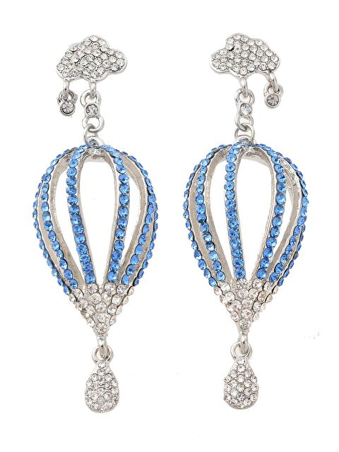 Pelin Aksesuar Mavi Balon Ve Bulut Küpe - S000046953-23173