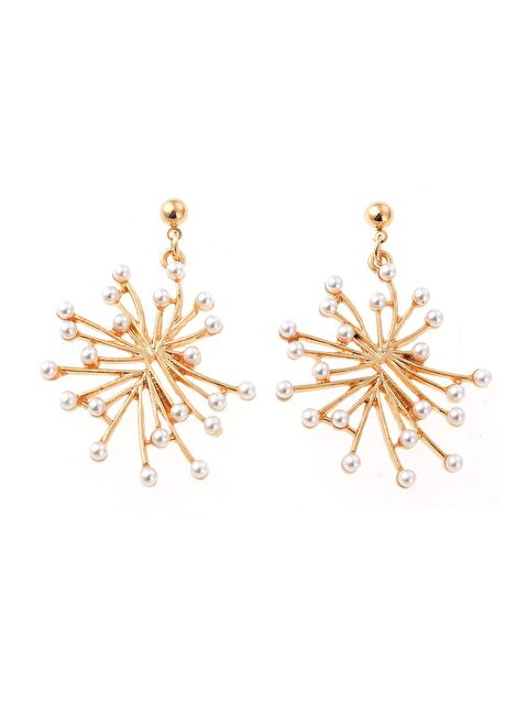 Pelin Aksesuar İncili Güneş Küpe - S000046956-23173