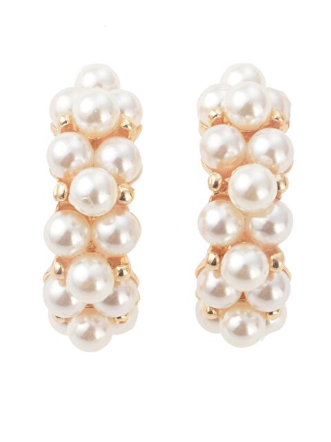 Pelin Aksesuar İncili Halka Küpe - S000046969-23173