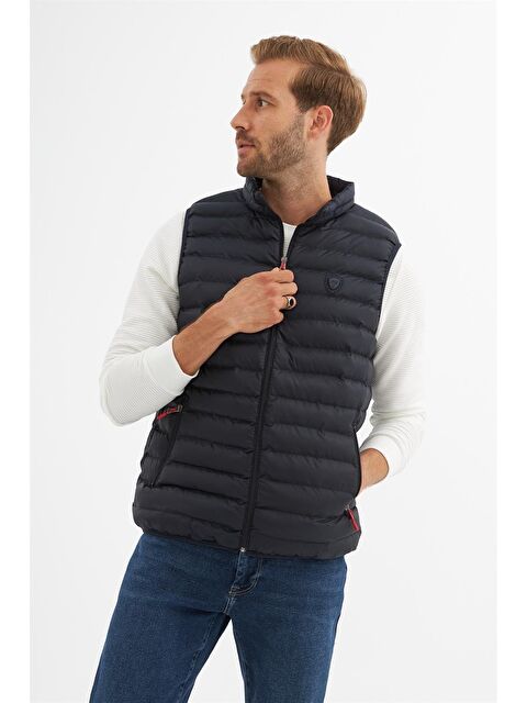 Danger Erkek Standart Kalıp Şişme Yelek Lacivert - S000261877-21164