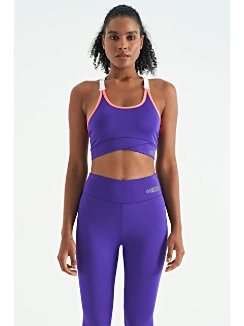 Tommylife Koyu Mor Sırt Detaylı Askılı Dar Kalıp Kadın Büstiyer - 97254 - S000033480-20040