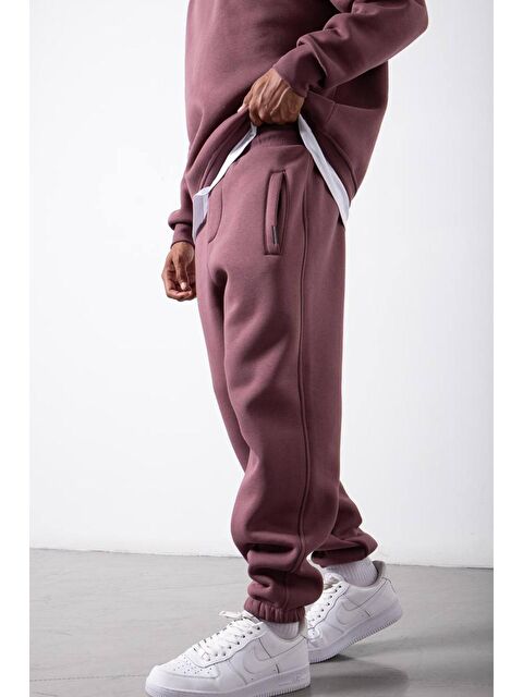 Xhan Vişne Çürüğü Organik Pamuklu Şardonlu Erkek Jogger Eşofman Altı 3KXE8-46415-31 - S000028488-20624