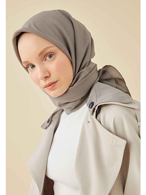 Fresh Scarfs Pamuk İpek Eşarp Füme