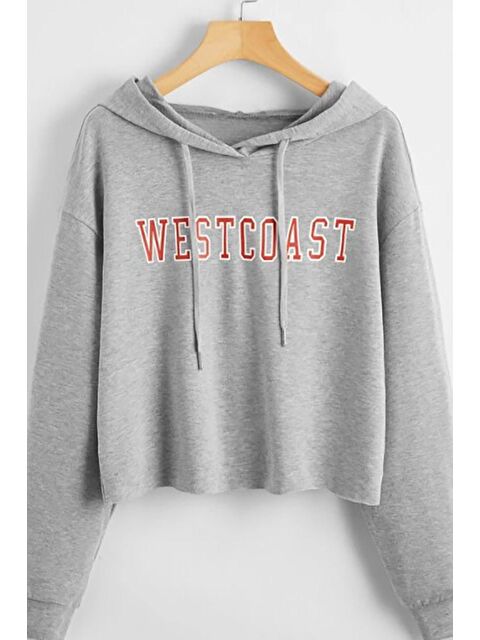 Madmext Kapüşonlu Gri Sweatshirt Mg809 - S000046994-20600