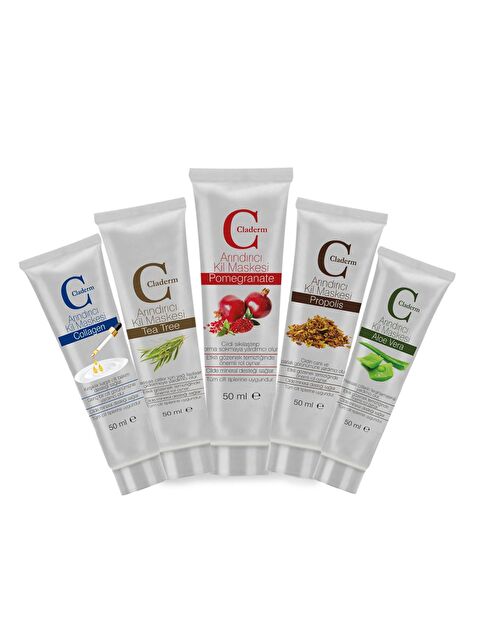 Claderm 5'li 50ml. (Aloe,Tea Tree,Nar,Propolis,Collagen) Set - S000074510-26865
