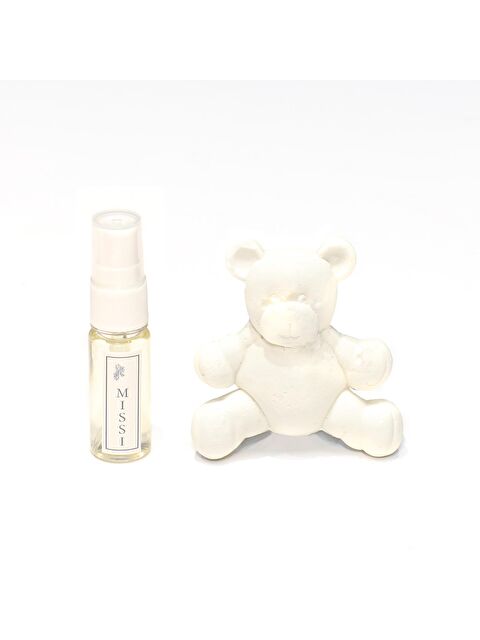 Missi Ekru Ayıcık Taşlı Oud Araba/Araç Kokusu (15 ml esans ile birlikte) - S000261693-19965