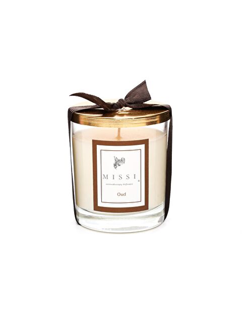 Missi Kapaklı Oud Kokulu Vegan Mum (140 gr) - S000251225-19965