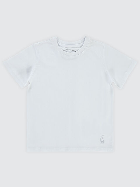 Civil Boys Erkek Çocuk Tişört 2-5 Yaş Beyaz