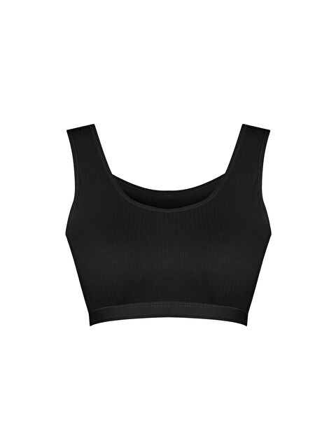 Hnx Fitilli Kalın Askılı Çıkarılabilir Kaplı Kadın Büstiyer - S000040728-19351