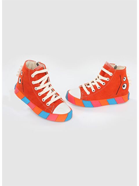 Casabony Canavar Turuncu Süet Erkek Çocuk Sneakers - S000046632-20013