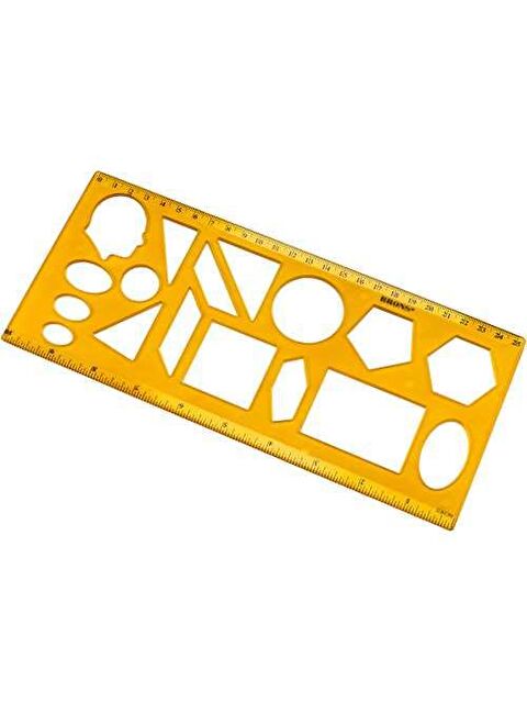 Yıldızlar Geometrik Şablon Cetvel Kod:40 - S000091093-20072