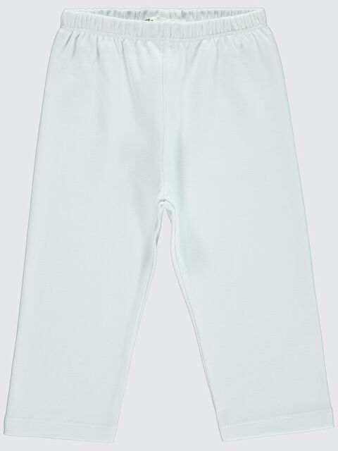 Civil Bebek Beli Lastikli Patiksiz Tek Alt 6-18 Ay Beyaz - S000202543-20063