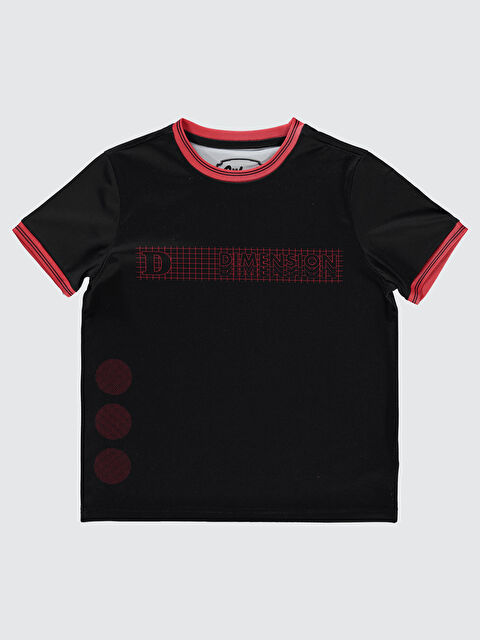 Civil Boys Erkek Çocuk Tişört 10-13 Yaş Siyah