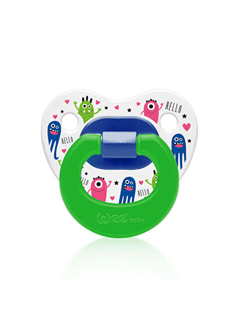 WEE BABY Desenli Damaklı Emzik No:2 - YEŞİL - S000399959-18194