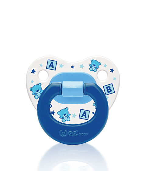 WEE BABY Desenli Damaklı Emzik No:2 - MAVİ - S000377589-17234