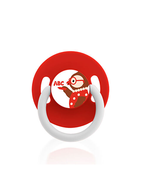 WEE BABY Cool Yuvarlak Uçlu Emzik No:1 - KIRMIZI BAYKUŞ - S000399457-20045