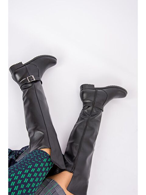 Fox Shoes E726561809 Siyah Kadın Çizme - S000056104-19351