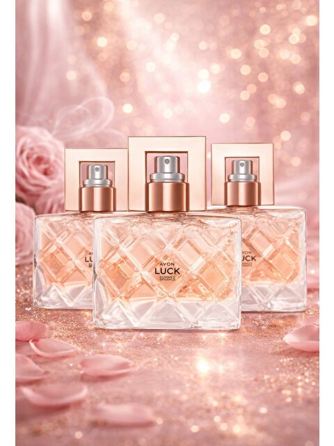 AVON Luck Summer Sparkle Kadın Parfüm Edp 50 Ml. Üçlü Set - S000287784-10231