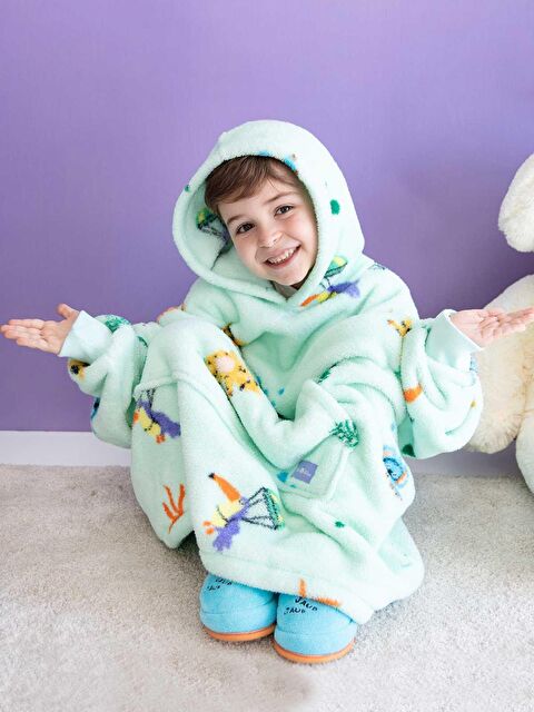 Milk&Moo Giyilebilir Çocuk Battaniye Jungle Friends