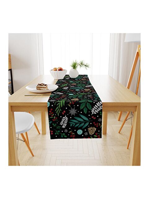 Evmila Yılbaşı Desenli Runner 40x140 cm - S000089779-23173