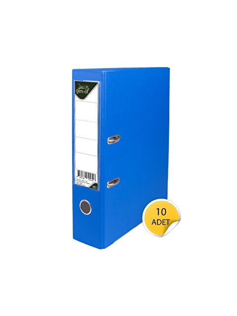 Gen-Of Plastik Klasör Geniş Mavi 10 Lu - S000076645-17234