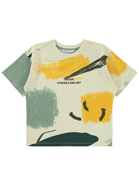 Civil Boys Erkek Çocuk Tişört 10-13 Yaş Soft Haki