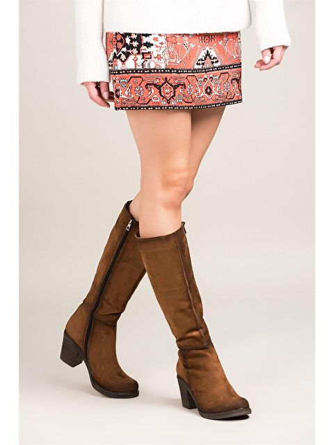 Fox Shoes C674250302 Taba Kadın Çizme - S000056133-37454