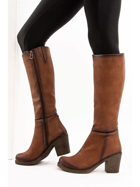 Fox Shoes C674250309 Taba Kadın Çizme - S000056128-37454