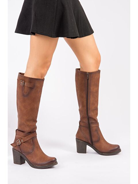 Fox Shoes C674250109 Taba Kadın Çizme - S000056140-37454