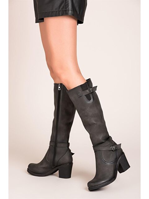 Fox Shoes C674250109 Gri Kadın Çizme - S000056140-20600