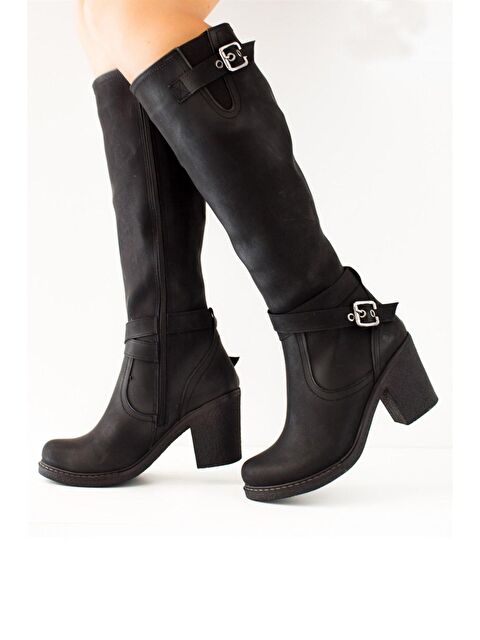 Fox Shoes C674250109 Siyah Kadın Çizme - S000056140-19351
