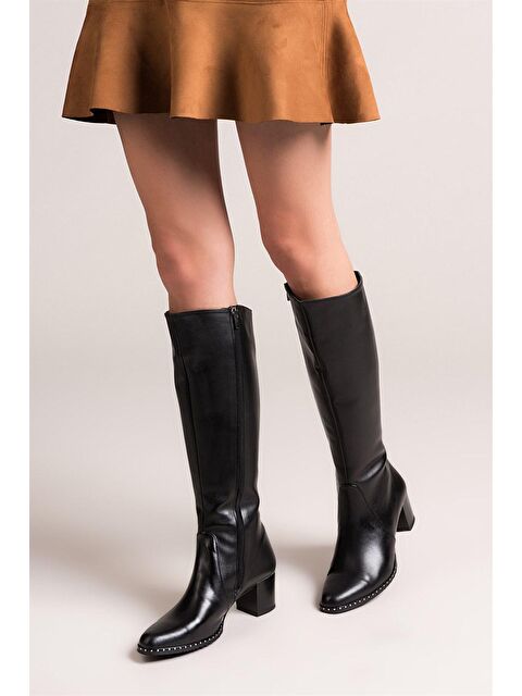 Fox Shoes C654652709 Siyah Kadın Çizme - S000056026-19351