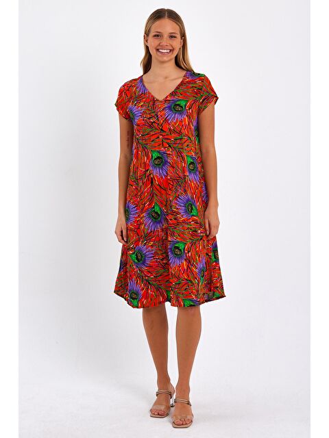 Rodi Kadın Desenli Elbise - S000084718-37322