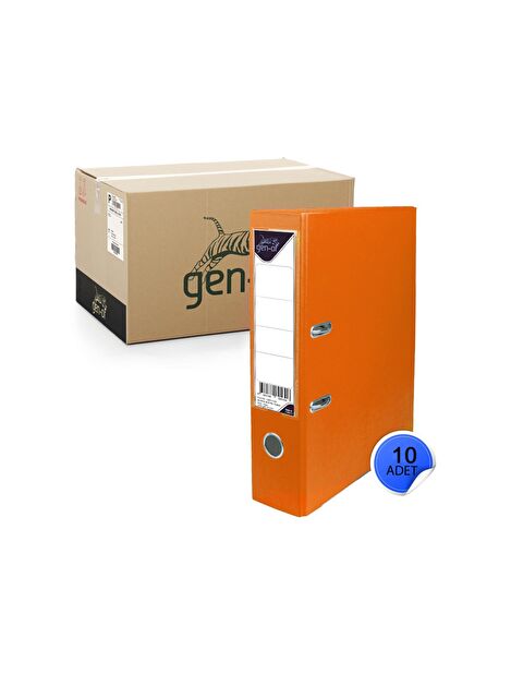 Gen-Of Plastik Klasör Geniş Turuncu 10 Lu - S000076664-20013