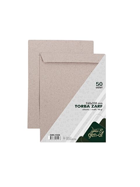Gen-Of Torba Zarf 26x35 Kraft 90 GR Silikonlu 50 li - S000076660-18645