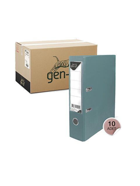 Gen-Of Plastik Klasör Geniş Gri 10 Lu - S000076669-20600