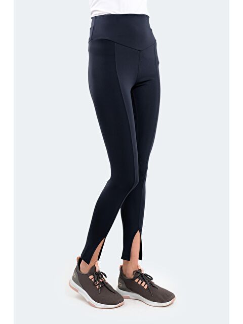 SLAZENGER NAILA Kadın Fitness Tayt Lacivert - S000015587-21164