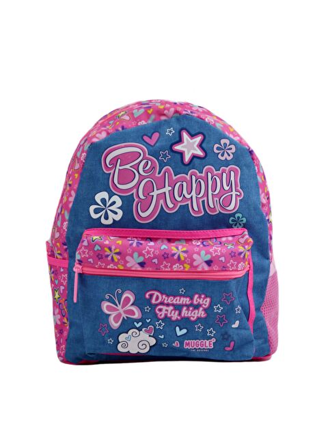Muggle 2 Bölmeli Be Happy Anaokulu Çantası Pembe MU-7488 - S000078780-20024
