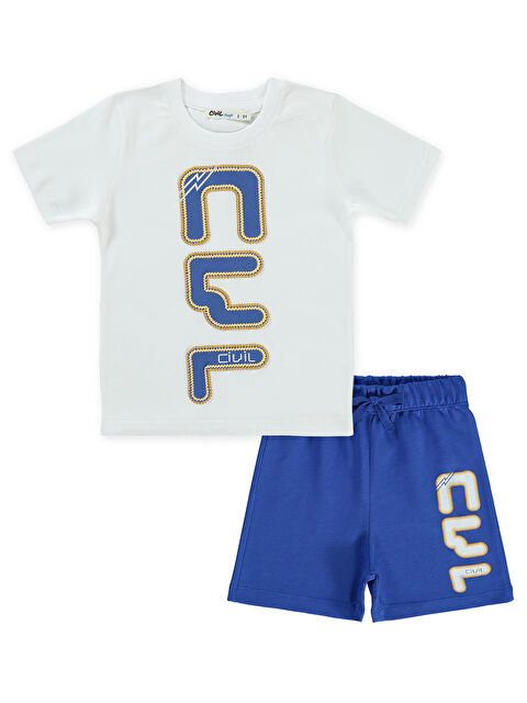 Civil Boys Erkek Çocuk Takım 2-5 Yaş Beyaz - S000382273-20063