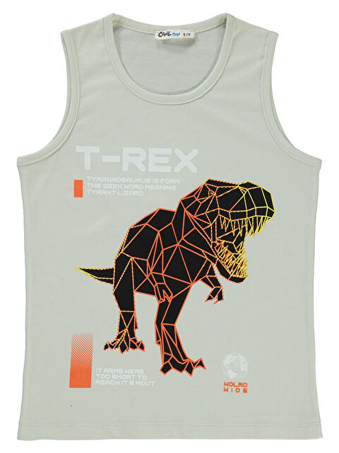 Civil Boys Erkek Çocuk Tişört 6-9 Yaş Gri