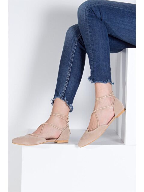 Fox Shoes Ten Kadın Babet B726047202 - S000031870-26407