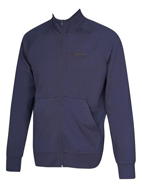 Hummel Evon Erkek Lacivert Dik Yaka Fermuarlı Sweatshirt - S000165306-21164