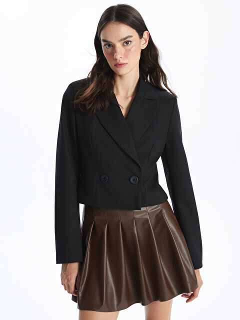 KOOR Kadın Siyah Pvl Ceket Bg15