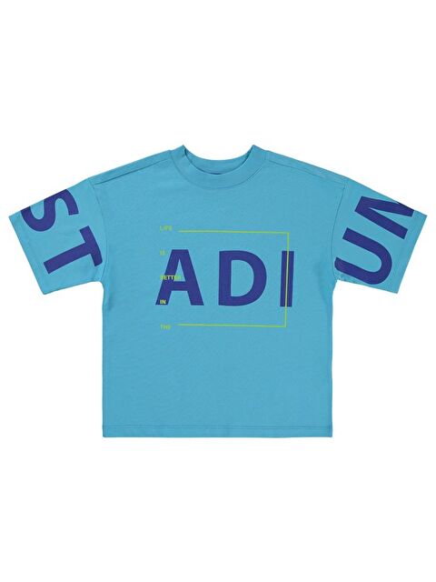 Civil Boys Stadıum Baskılı 6-9 Yaş Tişört - Mavi7-8 Yaş - S000369630-20055