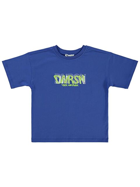 Civil Boys Dnrsn Baskılı 10-13 Yaş Tişört - Mavi13-14 Yaş - S000359386-23710