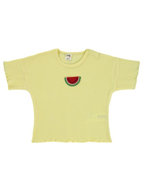 Civil Baby Mobil Aksesuarlı 6-18 Ay Tişört - Sarı 6-9 Ay - S000388631-20072