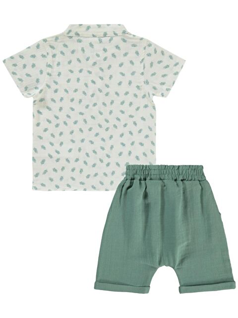 Civil Baby Palmiye Baskılı 6-18 Ay Takım - Haki6-9 Ay - S000382300-18547