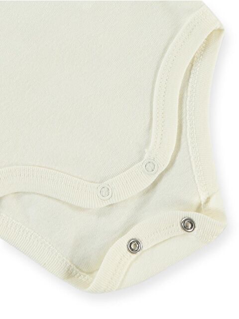 Civil Baby Annesi Gibi Prenses Baskılı Sfr.Kol1-36 Ay Çıtçıtlı Badi - Ekru 3-6 Ay - S000203792-19965